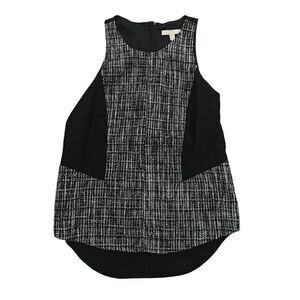 BANANA REPUBLIC Tweed Front Blouse Size 2